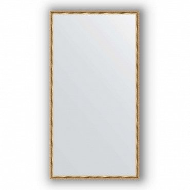 Зеркало в багетной раме Evoform Definite BY 0743 68 x 128 см, витое золото
