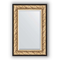 Зеркало в багетной раме Evoform Exclusive BY 1241 60 x 90 см, баРокко золото