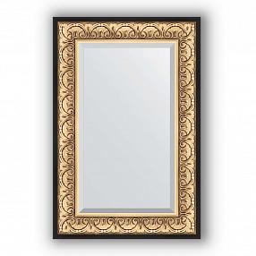 Зеркало в багетной раме Evoform Exclusive BY 1241 60 x 90 см, баРокко золото