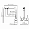 Смеситель для кухонной мойки Wasserkraft A8367 под фильтр, черный матовый - изображение 3