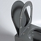 Унитаз подвесной Vincea Evo VT1-34SMA безободковый, антрацит матовое, ультратонкое soft-close сиденье - изображение 6