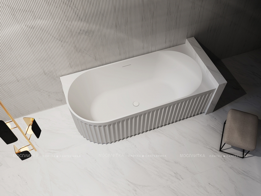 Акриловая ванна 150х75 Abber AB9412-1.5 R белая - изображение 2