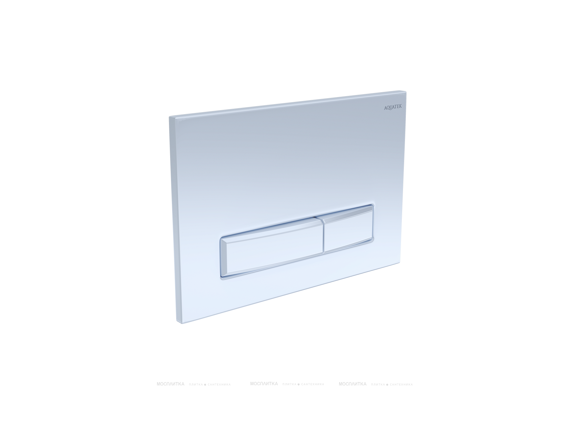 Панель смыва Aquatek Slim, KDI-0000021, белая глянецевая - изображение 2