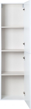 Шкаф-пенал Art&Max Platino 40 см AM-Platino-1500-2A-SO-BL белый глянец - 2 изображение