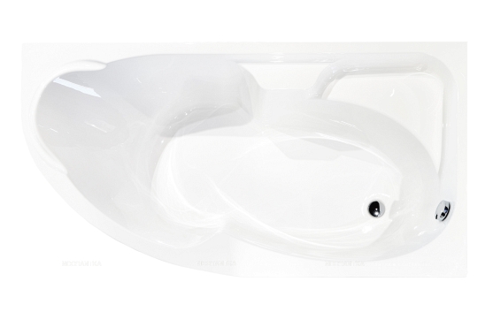 Акриловая ванна Creto Doris 160х100 см правая 14-160100R - 3 изображение