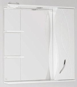 Зеркальный шкаф Style Line Амелия 75/С белый