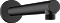 Кронштейн для верхнего душа Hansgrohe Vernis Blend 27809670, матовый чёрный