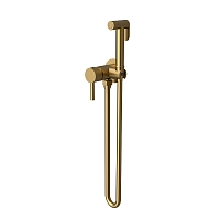 Гигиенический душ Vincea VHFW-101BG из латуни в комплекте со смесителем, брашированное золото1