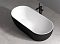 Акриловая ванна 172х79 см Abber AB9241MB матовый черный - изображение 3