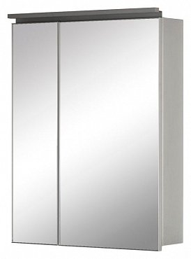 Зеркальный шкаф De Aqua Алюминиум 60 серебро