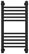 Полотенцесушитель водяной Сунержа Богема+ 60х30 см 31-0220-6030 матовый черный - изображение 2