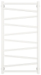 Полотенцесушитель водяной Сунержа Сирокко 100х50 см 30-0253-1050 матовый белый - изображение 2