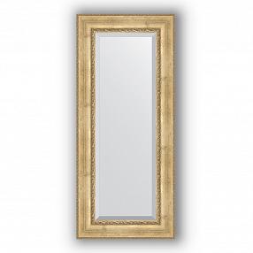 Зеркало в багетной раме Evoform Exclusive BY 3532 62 x 142 см, состаренное серебро с орнаментом