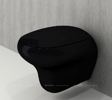 Крышка-сиденье для унитаза Bocchi Fenice A0327-005 черное - 2 изображение