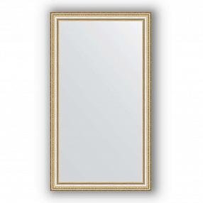 Зеркало в багетной раме Evoform Definite BY 1087 65 x 115 см, золотые бусы не серебре