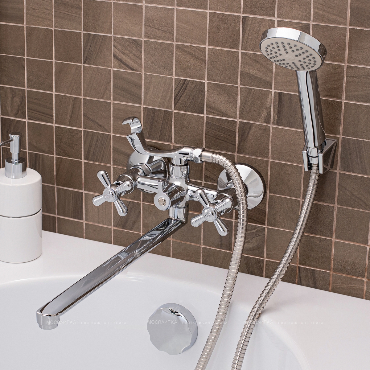 Смеситель для ванны с душем РМС SL129-140 хром глянец - изображение 2
