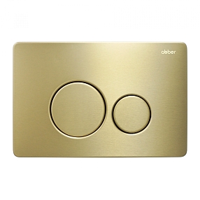 Кнопка смыва для инсталляции Abber AC0121MMG матовое золото