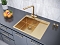 Мойка кухонная Paulmark Alster PM825951-BGL брашированное золото - 3 изображение