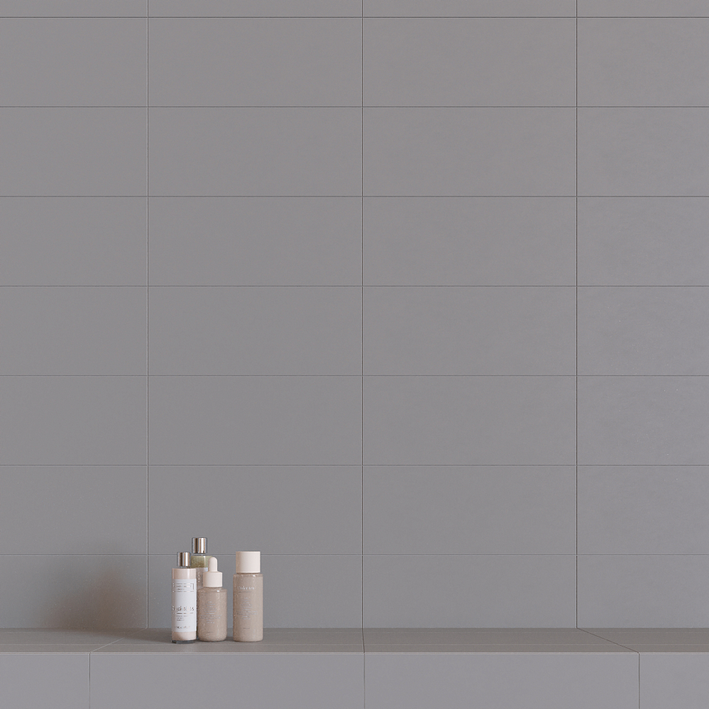 Керамическая плитка Creto Плитка Effetto Base Grey Wall 01 25х60 - изображение 2