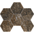 Мозаика BR04 Hexagon 25x28,5 полир.