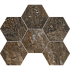 Керамогранит Estima Мозаика BR04 Hexagon 25x28,5 полир. 