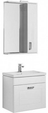 Комплект мебели для ванной Aquanet Рондо 60 1 ящик белый