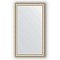 Зеркало в багетной раме Evoform Definite BY 1102 75 x 135 см, золотые бусы на серебре 