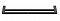Полотенцедержатель Ravak 10° TD 320.20 66 см на 2 полотенца X07P562, черный - 2 изображение