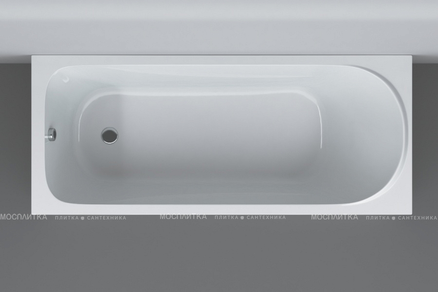 Акриловая ванна Am.Pm Sense W75A-150-070W-KL белая 150x70 с каркасом и сливом-переливом - изображение 2