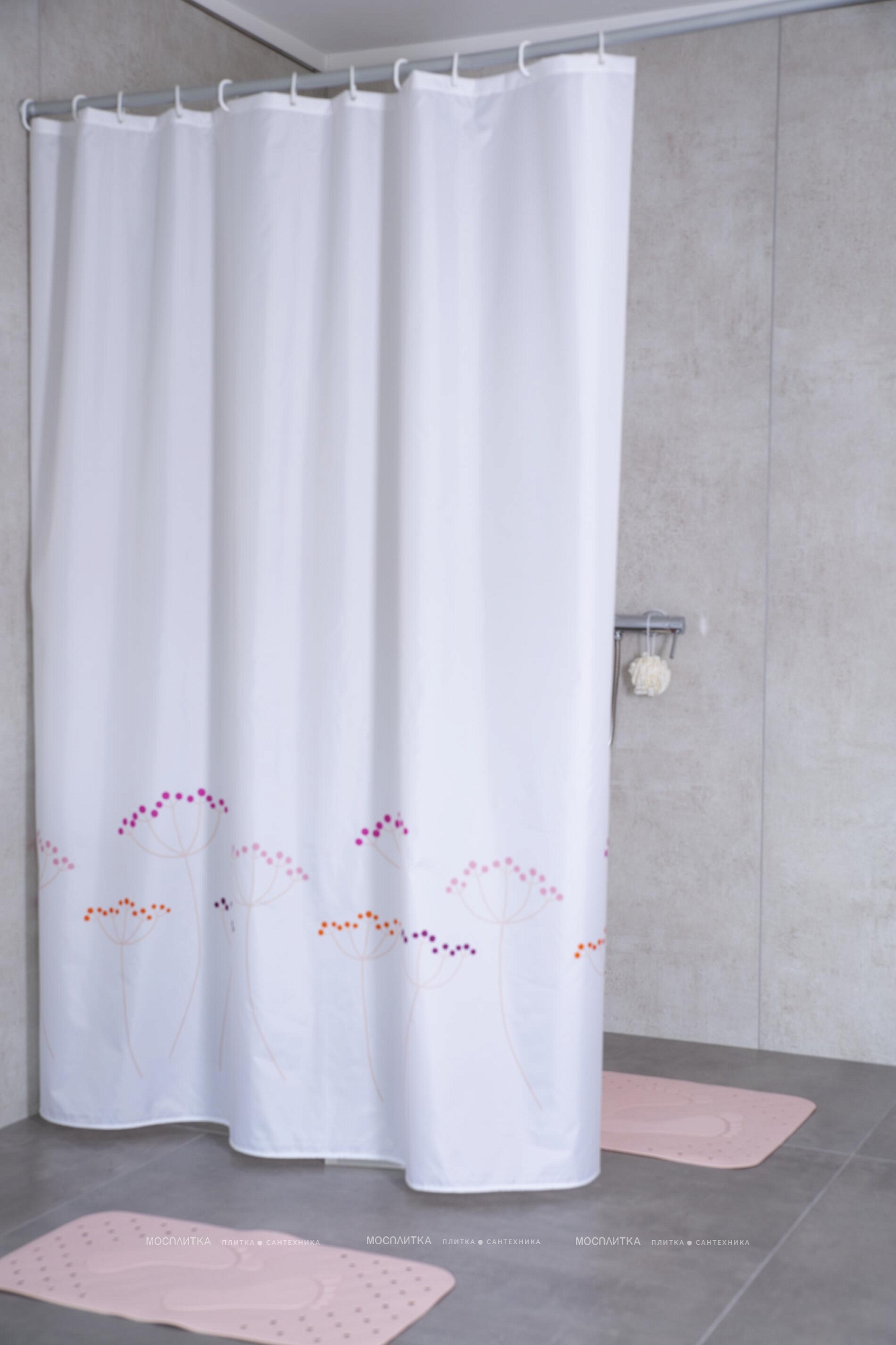 Штора для ванной Ridder Flora разноцветный, 4111300 - изображение 2