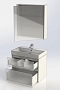 Комплект мебели для ванной Aquanet Бруклин 70 белый - изображение 16