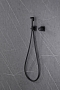 Гигиенический душ Abber Rund AF8725B со смесителем, черный матовый - изображение 2