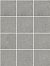 Керамическая плитка Kerama Marazzi Плитка Матрикс серый, полотно 29,8х39,8
