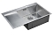 Мойка кухонная Paulmark Elde PM807851-BSR брашированная нержавеющая сталь - изображение 2