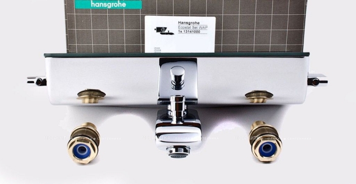 Термостат для ванны с душем Hansgrohe Ecostat Select 13141400 белый/хром - 11 изображение