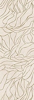 Керамическая плитка Meissen Вставка Organic нити бежевый 25х75 