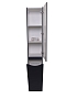 Шкаф-пенал Style Line Бергамо 30 см Plus правый СС-00002331 люкс антискрейтч черный - изображение 5