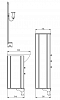 Тумба с раковиной ASB-Woodline Верона 105 бежевая, 11426 - 10 изображение