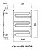 Полотенцесушитель водяной Domoterm Офелия П9 500х700 , хром - изображение 4