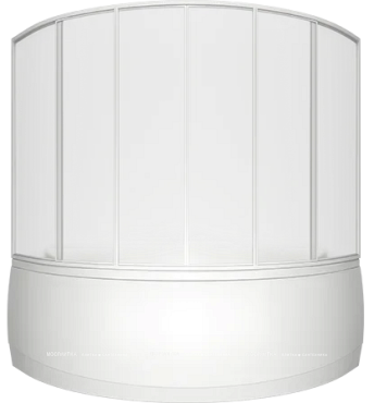 Шторка для ванны Bas Мега пластик Вотер - 2 изображение