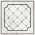 Керамическая плитка Cersanit Вставка Capella белый 42х42