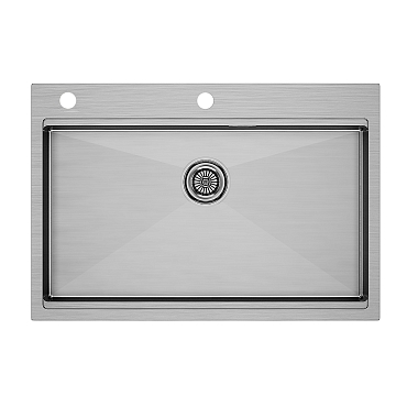 Мойка кухонная Paulmark Vast-Pro PM707551-BS брашированная сталь