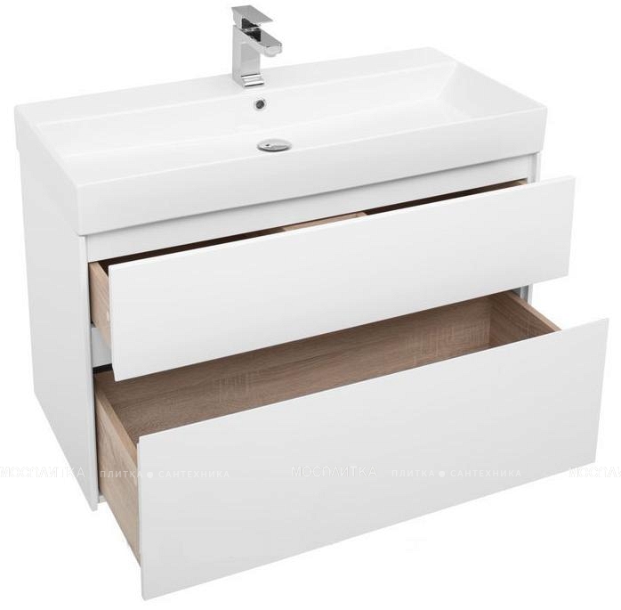 Комплект мебели для ванной Aquanet Бруклин 100 белый - изображение 6