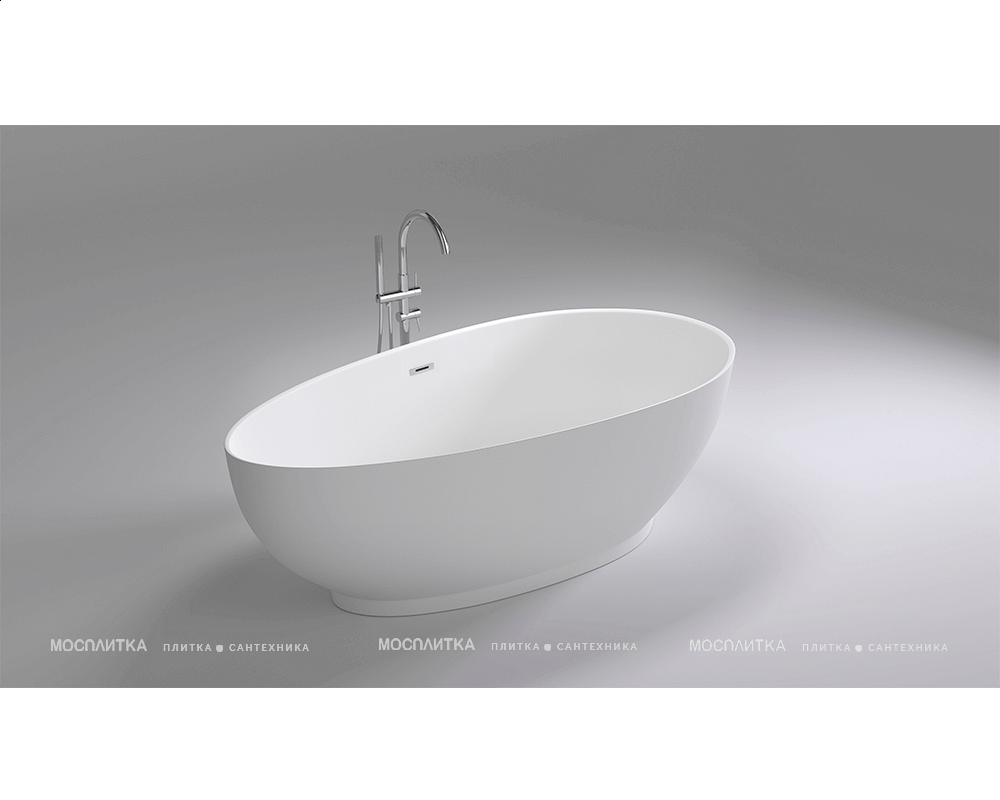 Акриловая ванна Black&White Swan 106SB00, 180x90 см - изображение 3