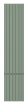 Шкаф-пенал Brevita Victory 35 см VIC-05035-080R правый, зеленый - 2 изображение