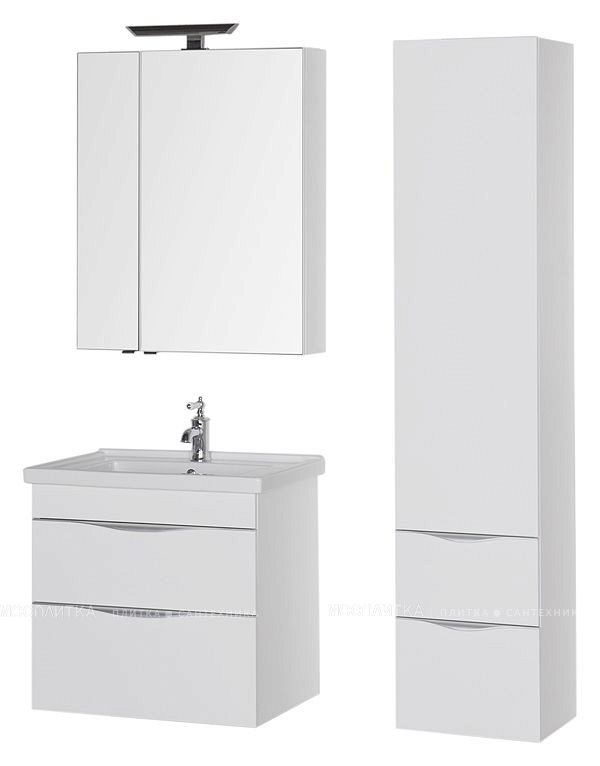 Комплект мебели для ванной Aquanet Эвора 70 белый - изображение 5