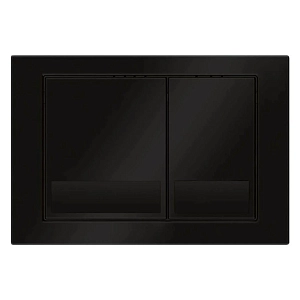 Кнопка смыва Veconi Square VFS-BL, 150х220х13, пластик, черный