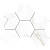 Керамогранит Estima Мозаика ID01 Hexagon 25x28,5 непол.