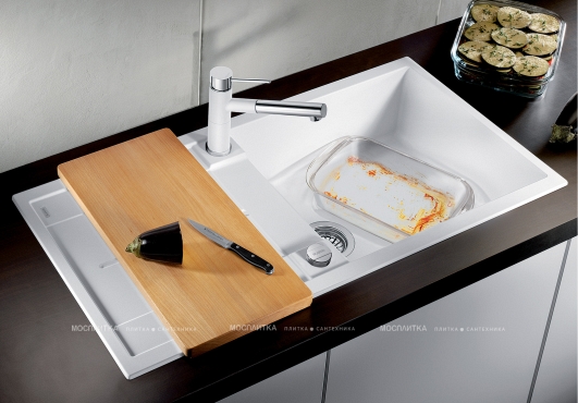 Кухонная мойка Blanco Metra XL 6 S 517360 серый беж - 4 изображение