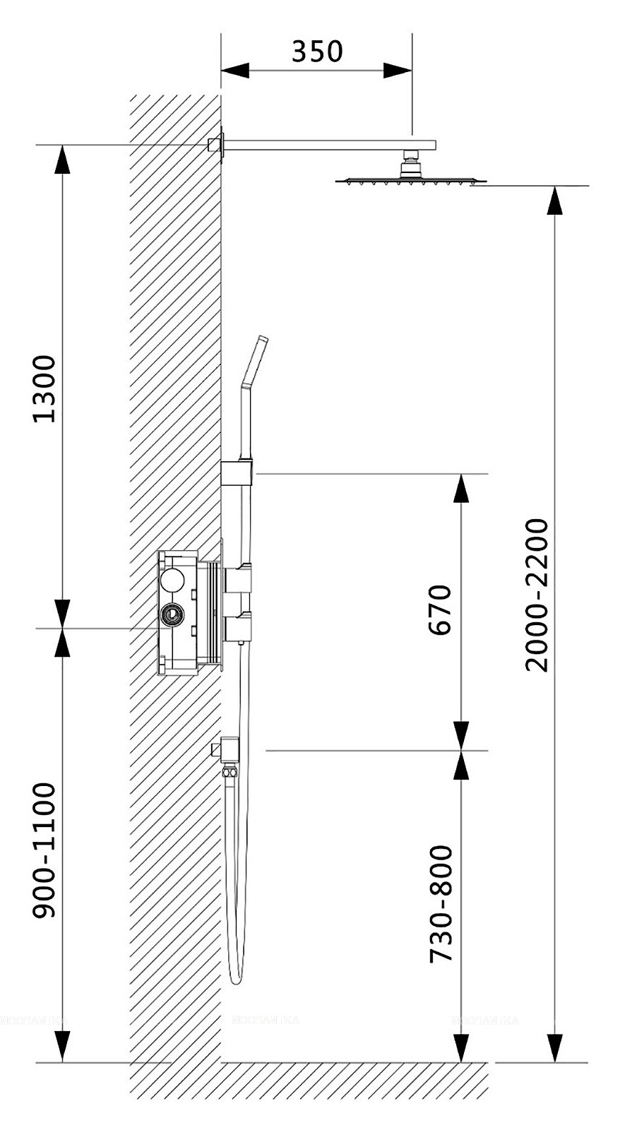 Душевой комплект Timo Petruma SX-5159/00SM хром - изображение 3
